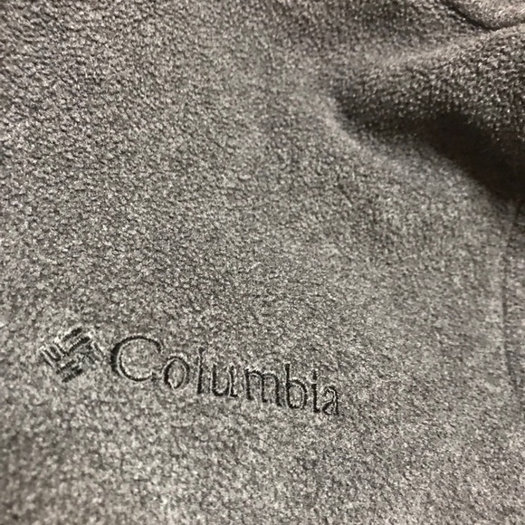 Columbia Gray and Black Color Block Fleece Zip Up - Picture 7 of 7